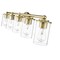 Z-Lite Thayer Vanity, 5-Light, 39 In.W x 5.75 In.L x 8.75 In.H, Luxe Gold/Clear 742-5V-LG - alternate 2
